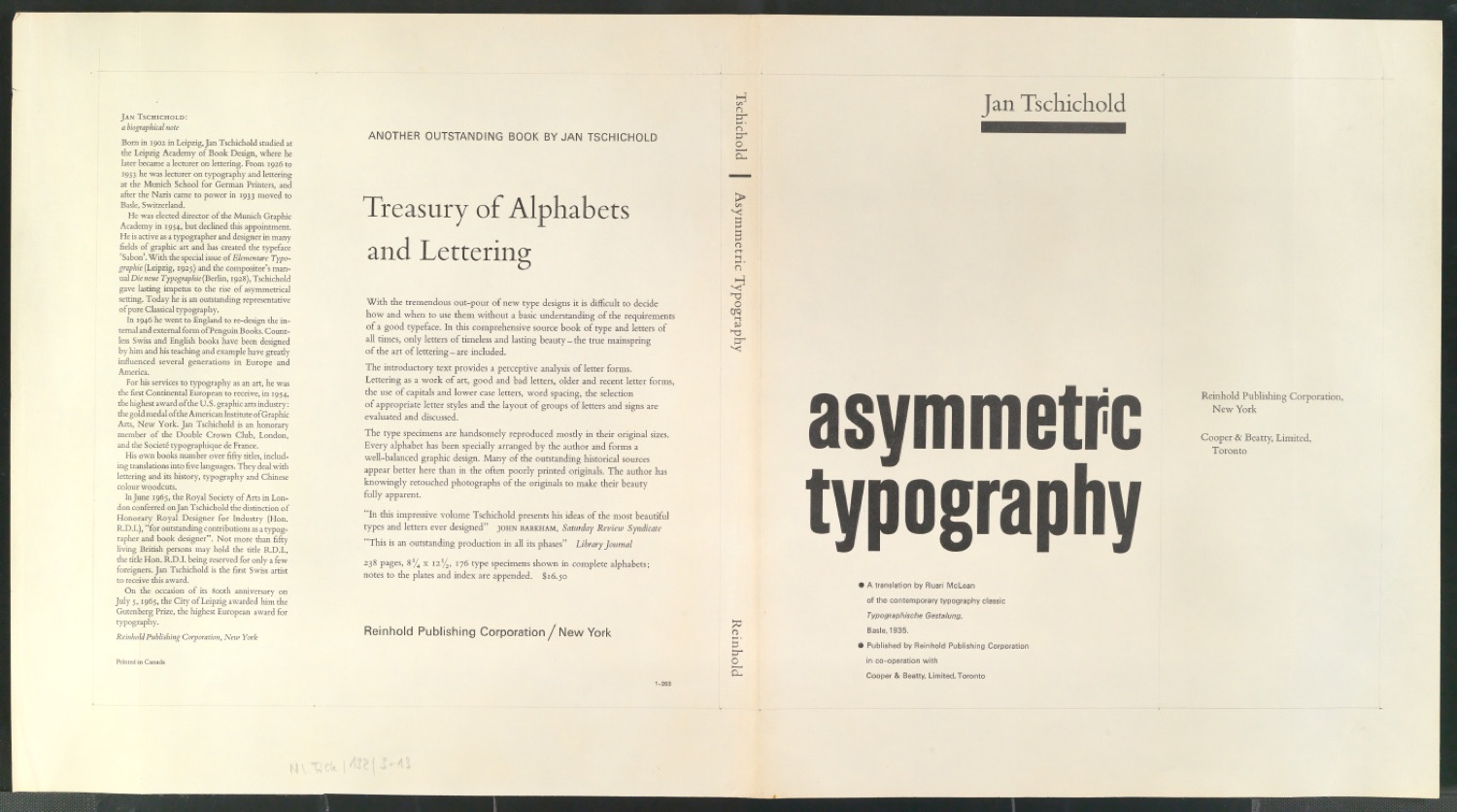 Arbeitsmaterial für Asymmetric Typography und Die unsymmetrische Satzweise — Blatt 25