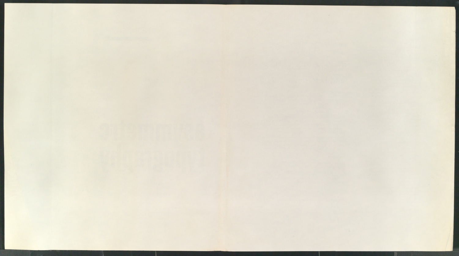 Arbeitsmaterial für Asymmetric Typography und Die unsymmetrische Satzweise — Blatt 26