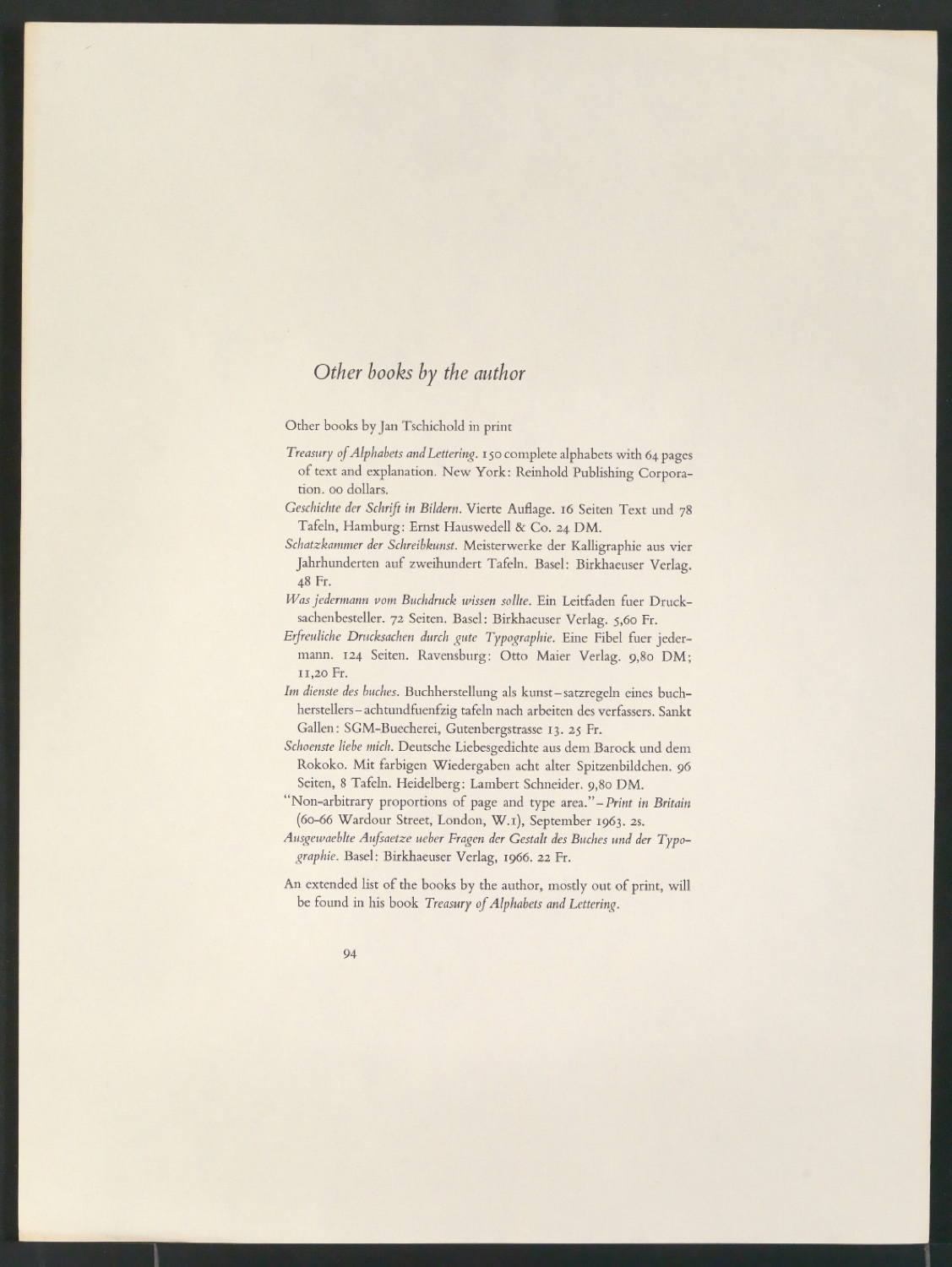 Arbeitsmaterial für Asymmetric Typography und Die unsymmetrische Satzweise — Blatt 31