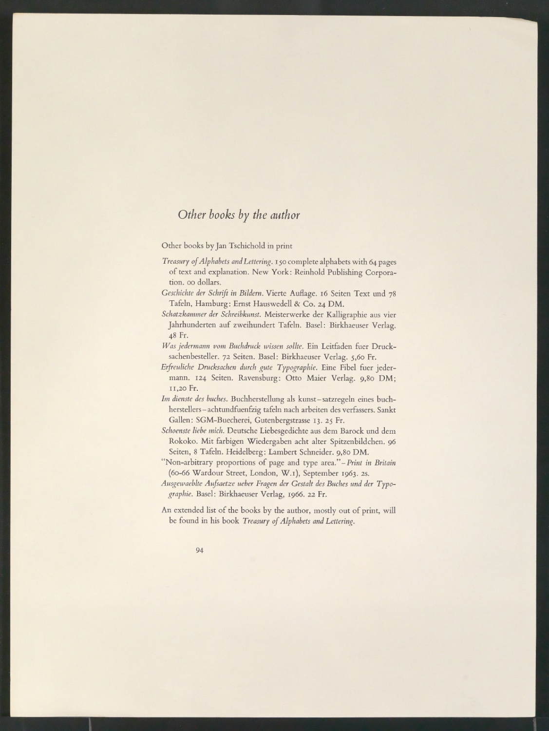Arbeitsmaterial für Asymmetric Typography und Die unsymmetrische Satzweise — Blatt 35