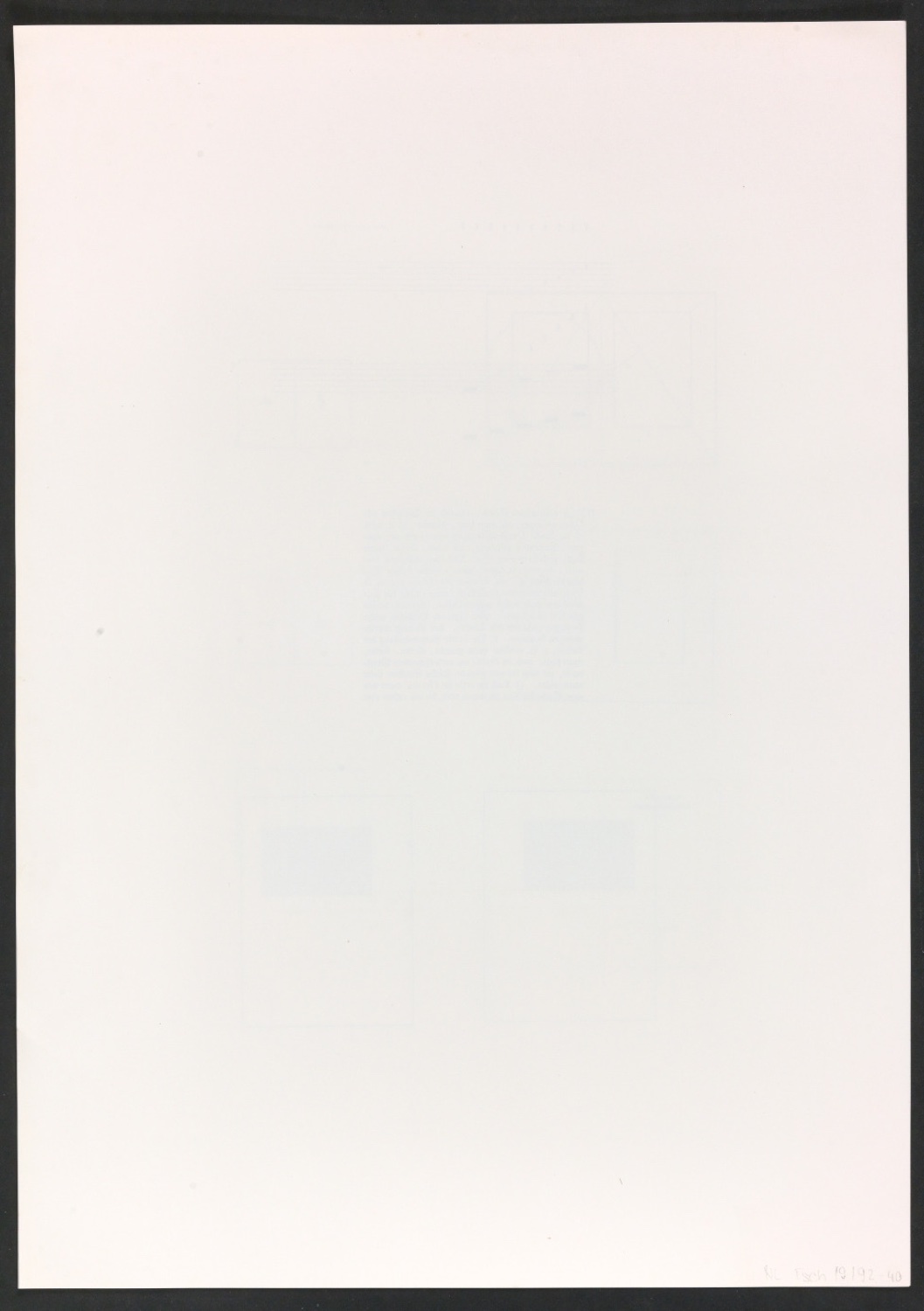 Klischeeabzüge der Illustrationen für Ausgewählte Aufsätze über Fragen der Gestalt des Buches und der Typographie — Blatt 10