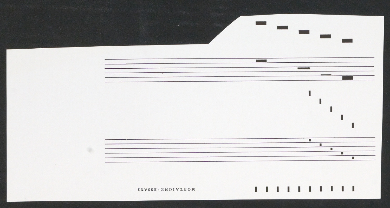Klischeeabzüge der Illustrationen für Ausgewählte Aufsätze über Fragen der Gestalt des Buches und der Typographie — Blatt 5