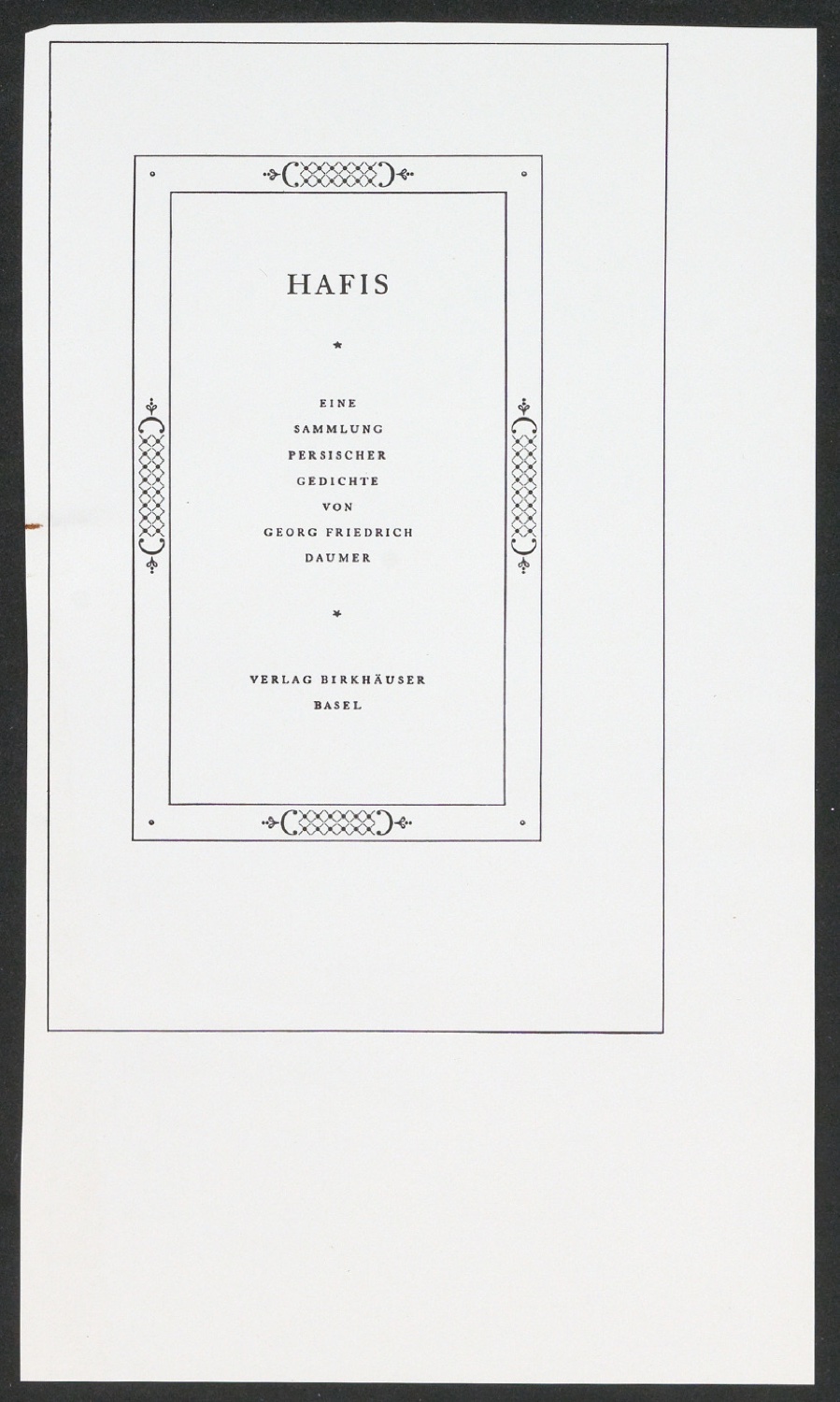 Klischeeabzüge der Illustrationen für Ausgewählte Aufsätze über Fragen der Gestalt des Buches und der Typographie — Blatt 17