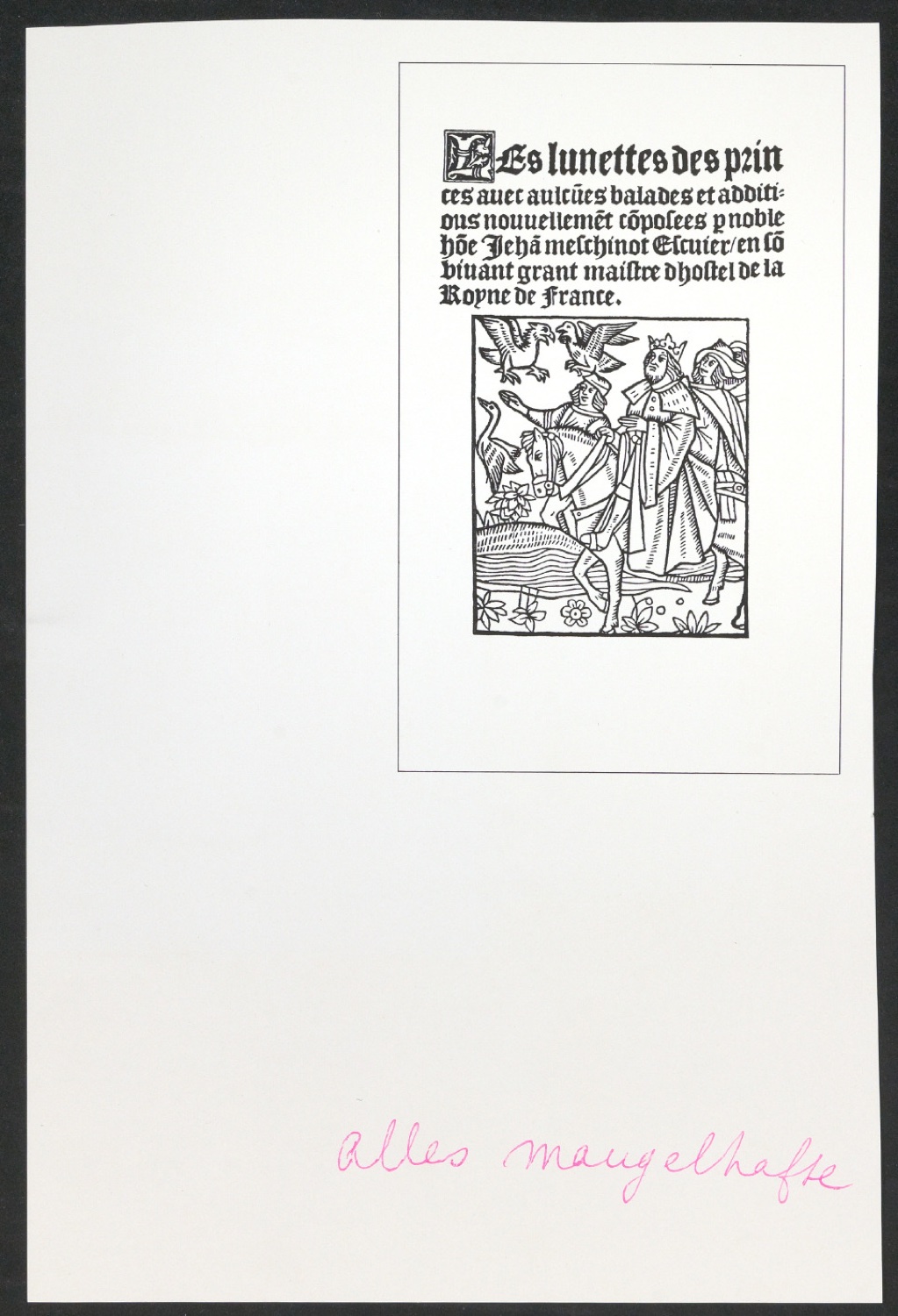 Klischeeabzüge der Illustrationen für Ausgewählte Aufsätze über Fragen der Gestalt des Buches und der Typographie — Blatt 29
