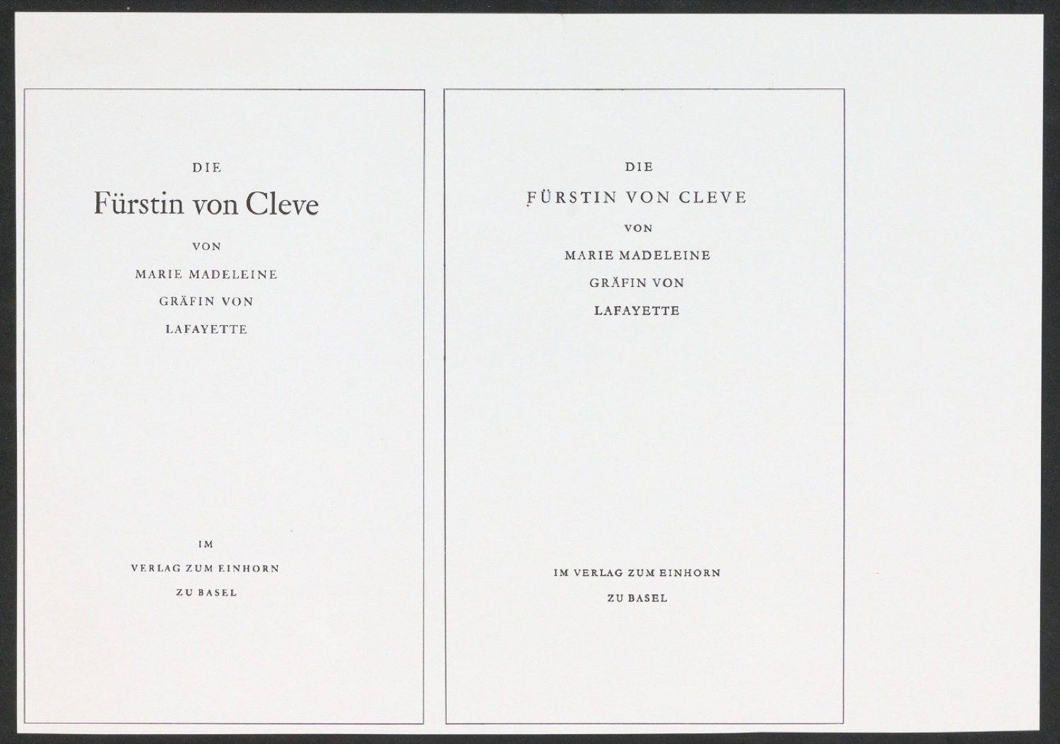 Klischeeabzüge der Illustrationen für Ausgewählte Aufsätze über Fragen der Gestalt des Buches und der Typographie — Blatt 35
