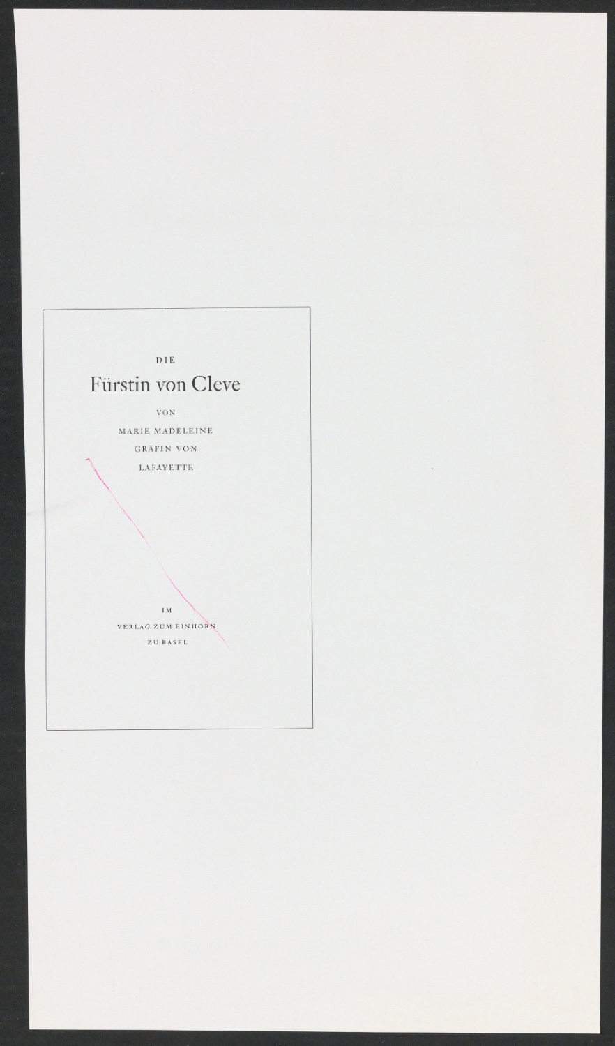 Klischeeabzüge der Illustrationen für Ausgewählte Aufsätze über Fragen der Gestalt des Buches und der Typographie — Blatt 37