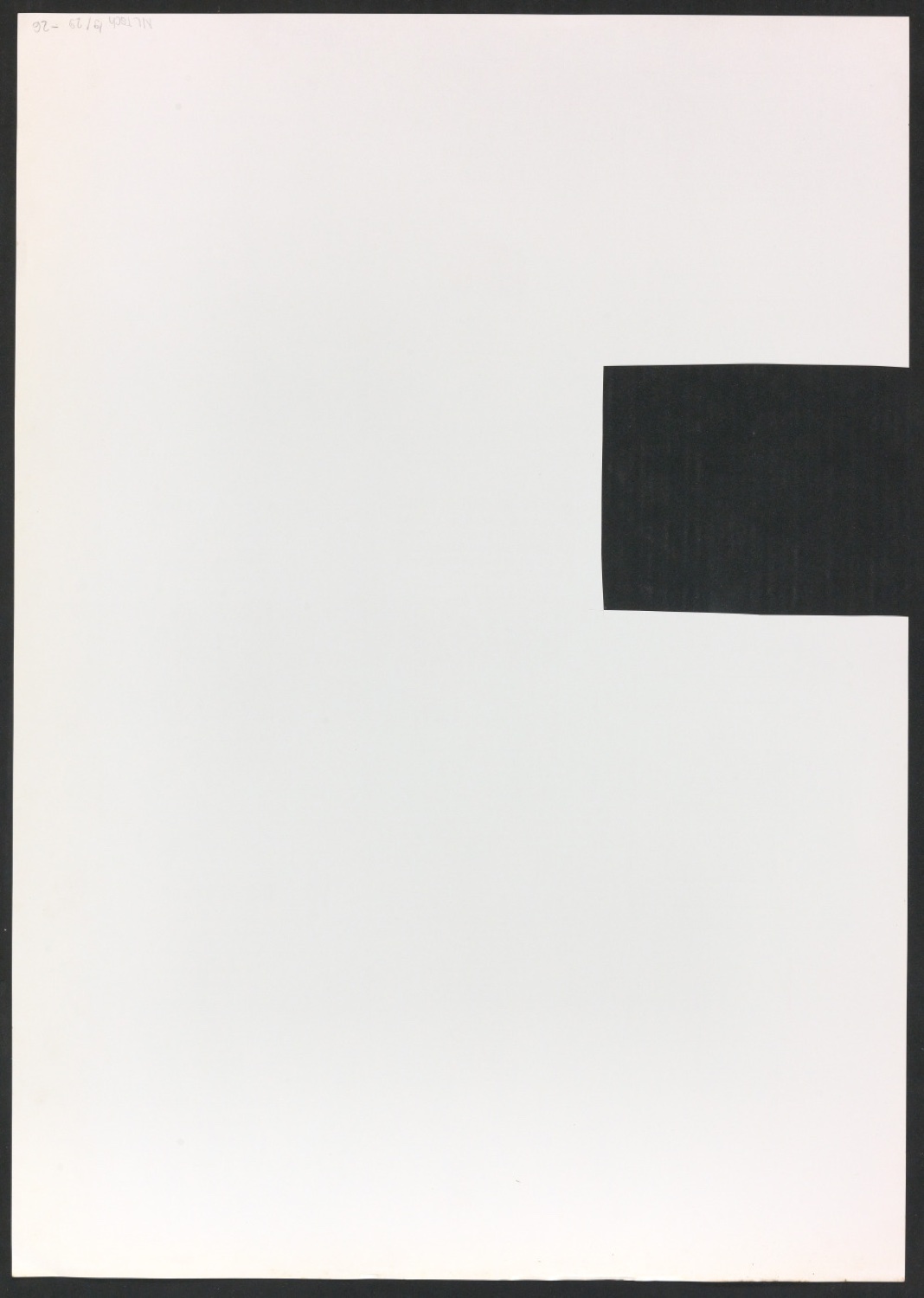 Klischeeabzüge der Illustrationen für Ausgewählte Aufsätze über Fragen der Gestalt des Buches und der Typographie — Blatt 52
