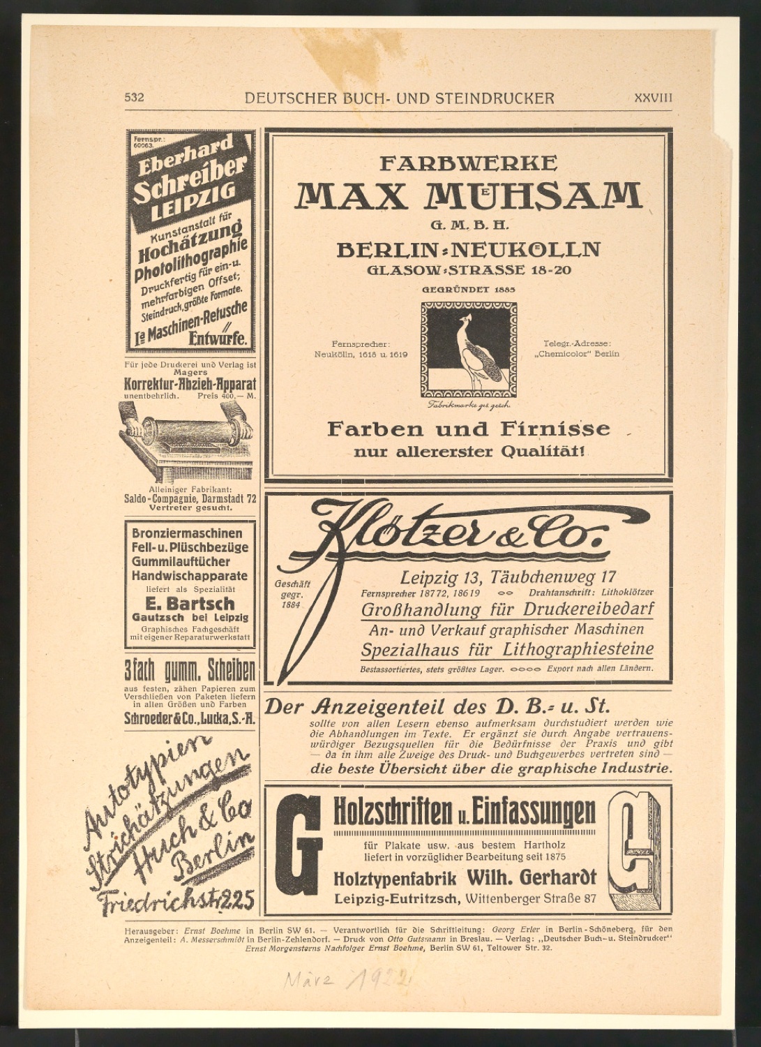 Konvolut Arbeitsmaterial zu Asymmetric Typography — Blatt 17