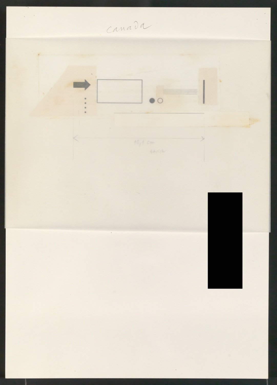 Konvolut Arbeitsmaterial zu Asymmetric Typography — Blatt 21