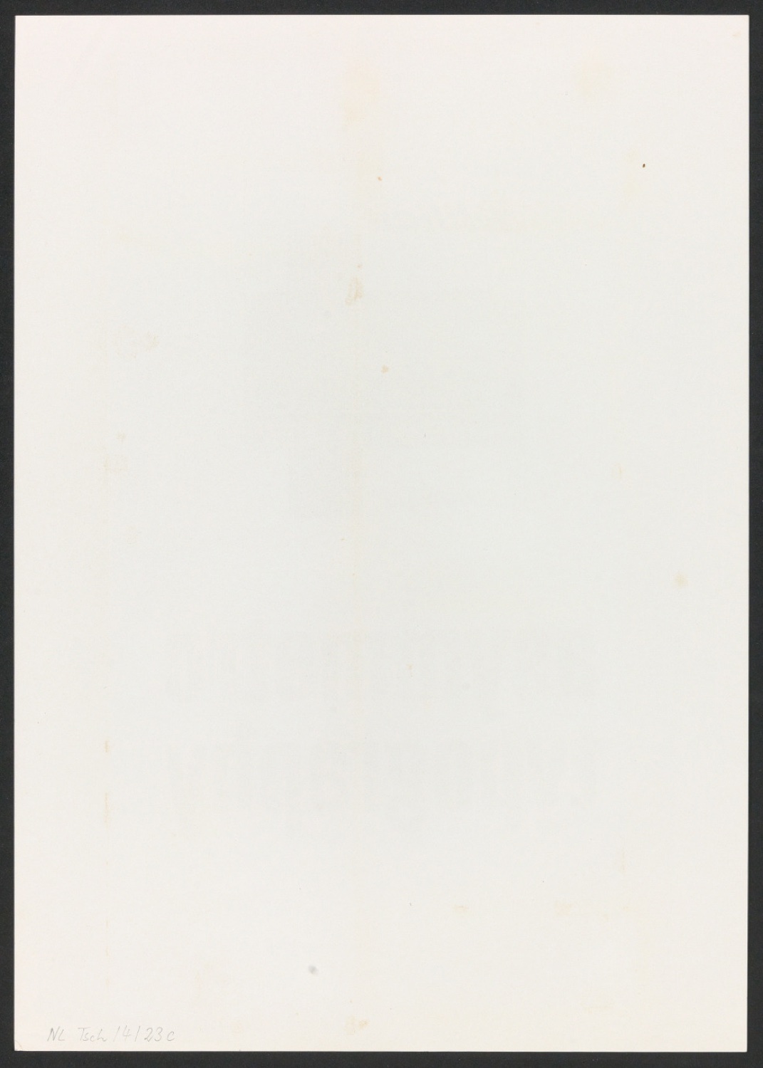 Klebeentwurf und Probedruck für den Schutzumschlag von Asymmetric Typography — Blatt 2