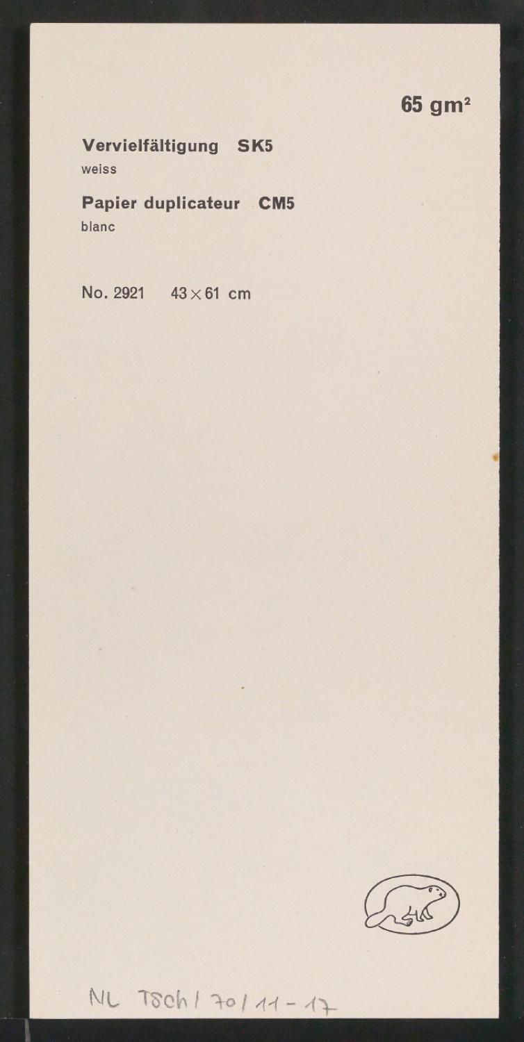 Fotokopien von Sabon-Entwürfen, Skizzen und korrigierte Ausschnitte aus Reproduktionen der Sabon — Blatt 34