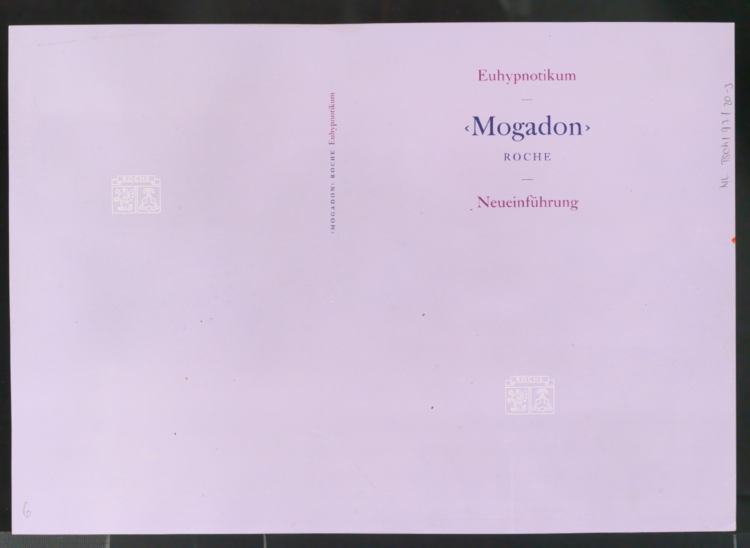 Klebeentwürfe für Sabon — Blatt 6