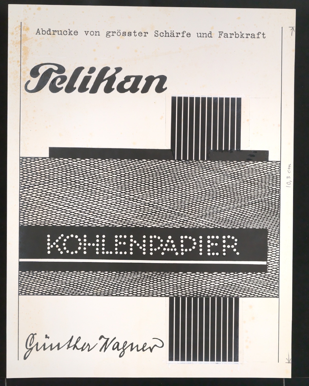 Klischeeabzüge, Probedrucke und Vorarbeiten für verschiedene Artikel und Abbildungen über El Lissitzky — Blatt 1
