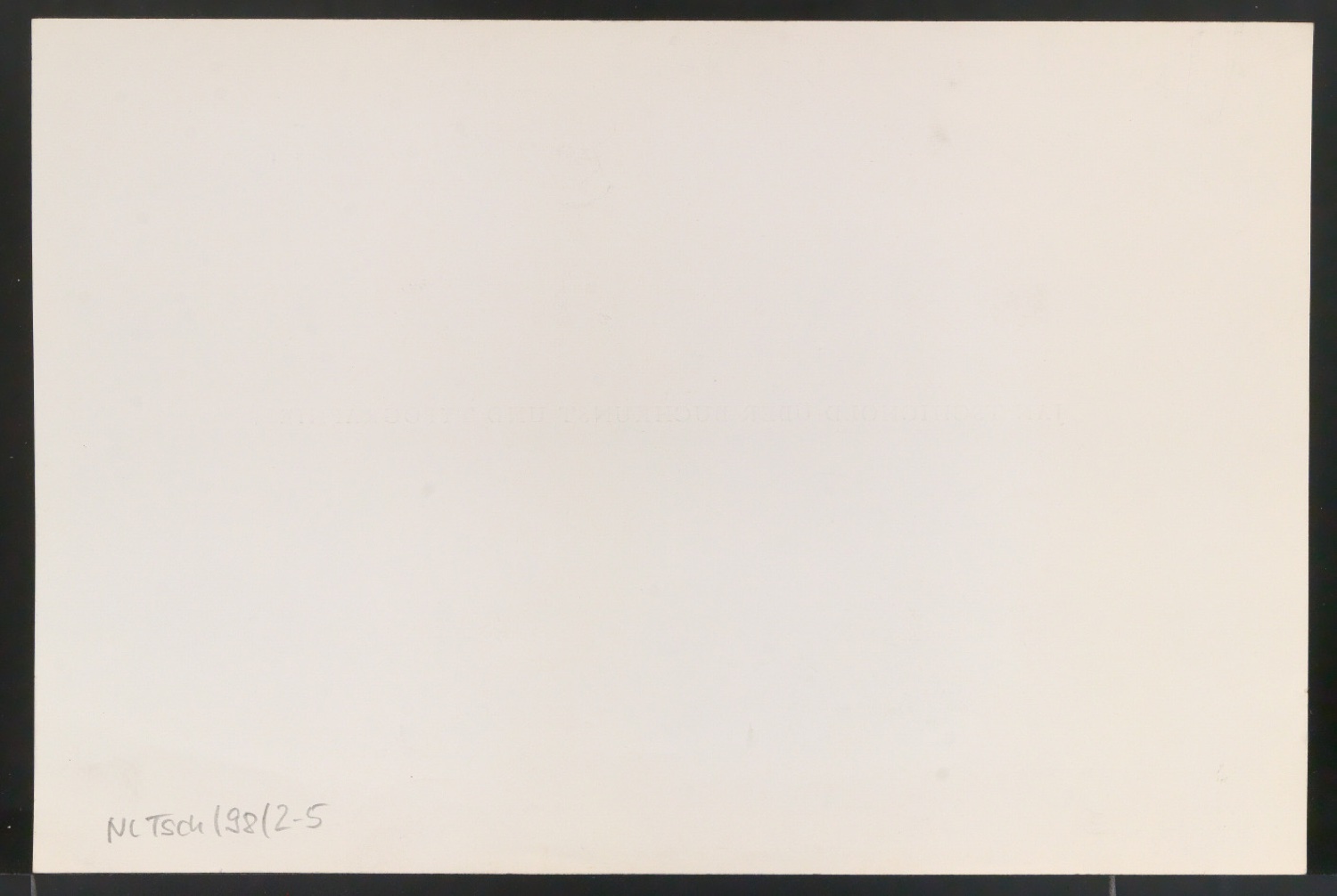 Notizen und Probedrucke von Titelzeile für Über Buchkunst und Typographie — Blatt 10