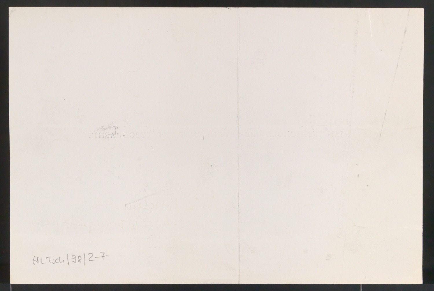 Notizen und Probedrucke von Titelzeile für Über Buchkunst und Typographie — Blatt 14
