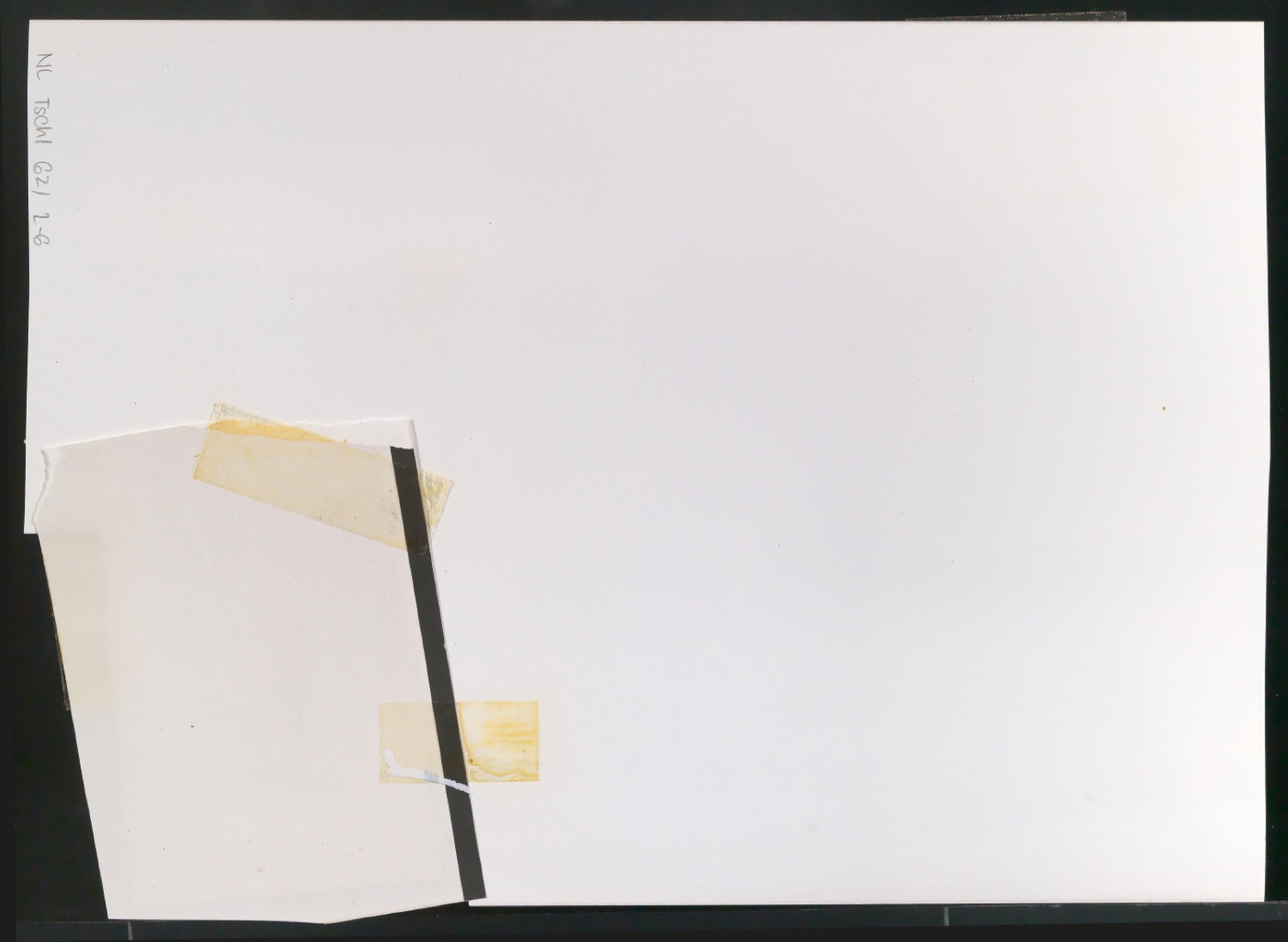 Fotokopien von Sabon-Entwürfen und Klebeentwürfe mit montierten Ausschnitten aus Fotokopien von Sabon-Entwürfen — Blatt 12