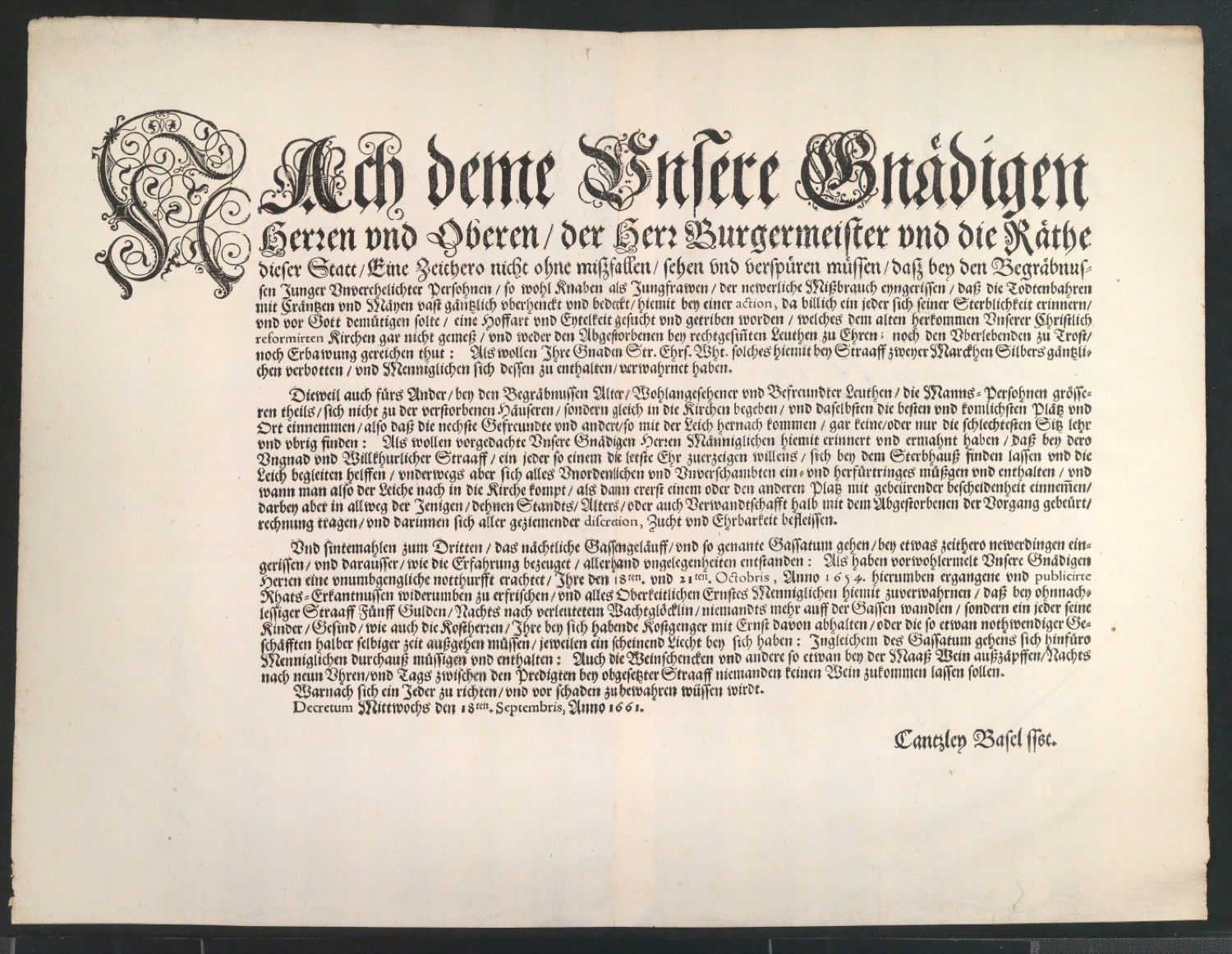 Historische Drucke des 17. Jahrhunderts für Gelegenheitsdrucksachen aus fünf Jahrhunderten — Blatt 3