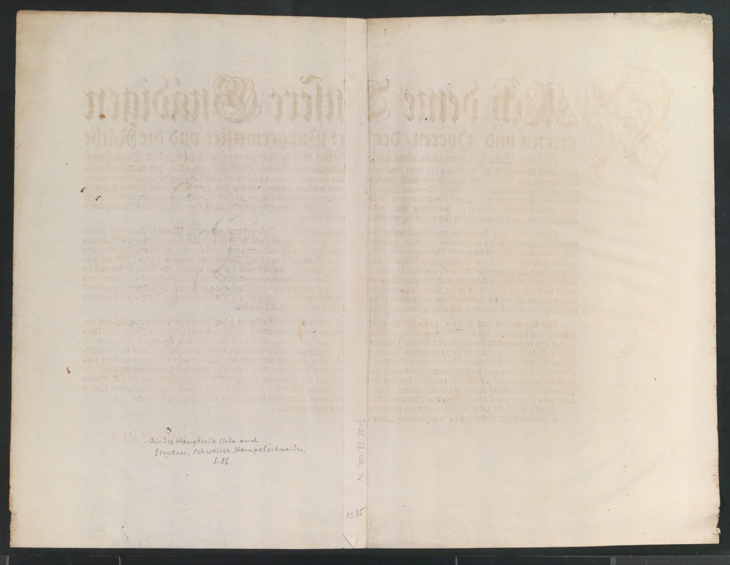 Historische Drucke des 17. Jahrhunderts für Gelegenheitsdrucksachen aus fünf Jahrhunderten — Blatt 4