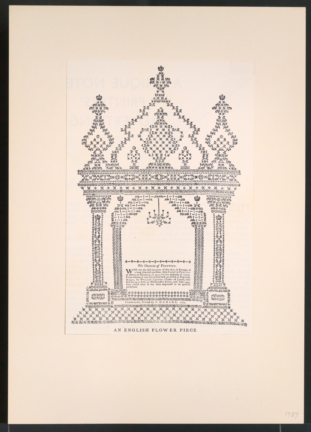 Gesammelte Beispiele für Illustrationen von Gelegenheitsdrucksachen aus fünf Jahrhunderten — Blatt 45
