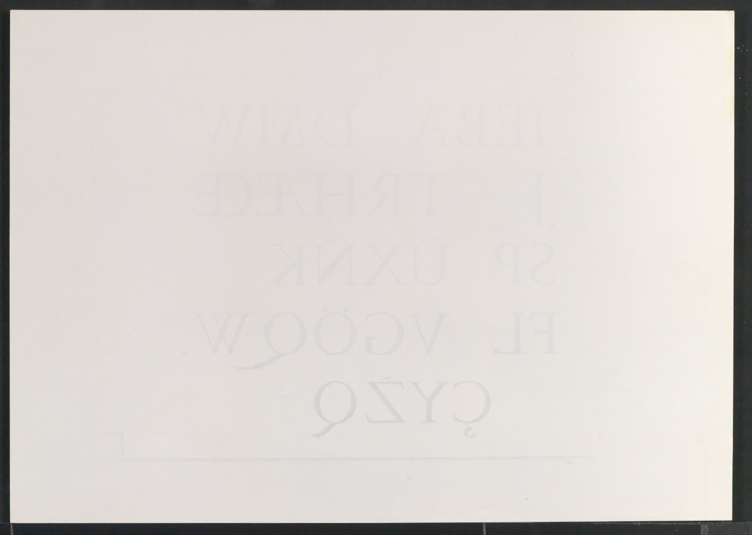 Fotokopien von Sabon-Entwürfen, Probedrucke der Sabon und Reproduktionen von Garamonds Gros Canon Romain — Blatt 2