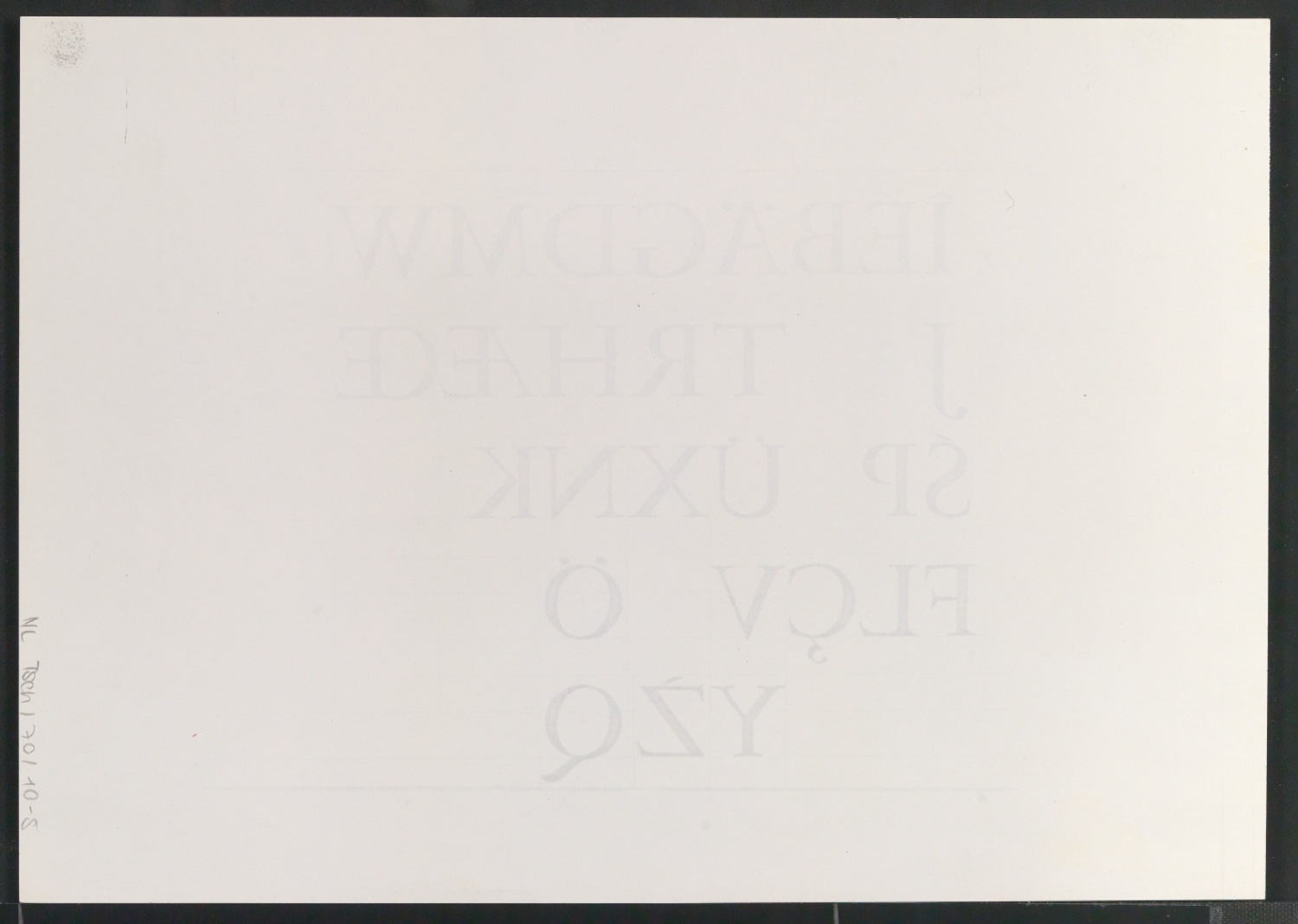 Fotokopien von Sabon-Entwürfen, Probedrucke der Sabon und Reproduktionen von Garamonds Gros Canon Romain — Blatt 14