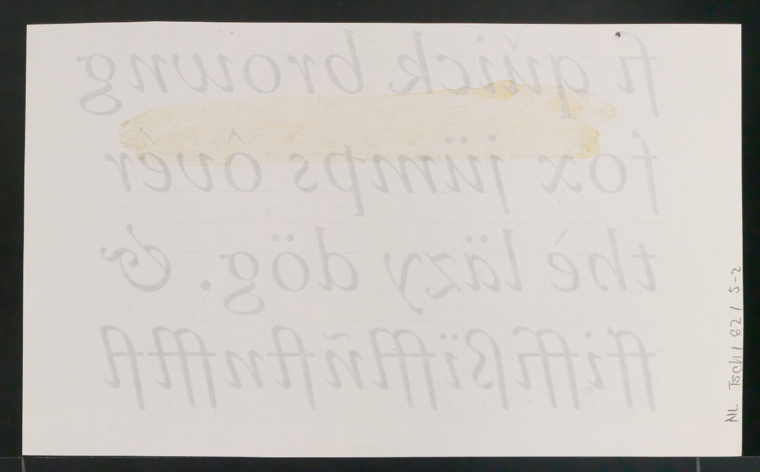 Fotokopien von Sabon-Entwürfen, Skizzen und korrigierte Ausschnitte aus Reproduktionen der Sabon — Blatt 4