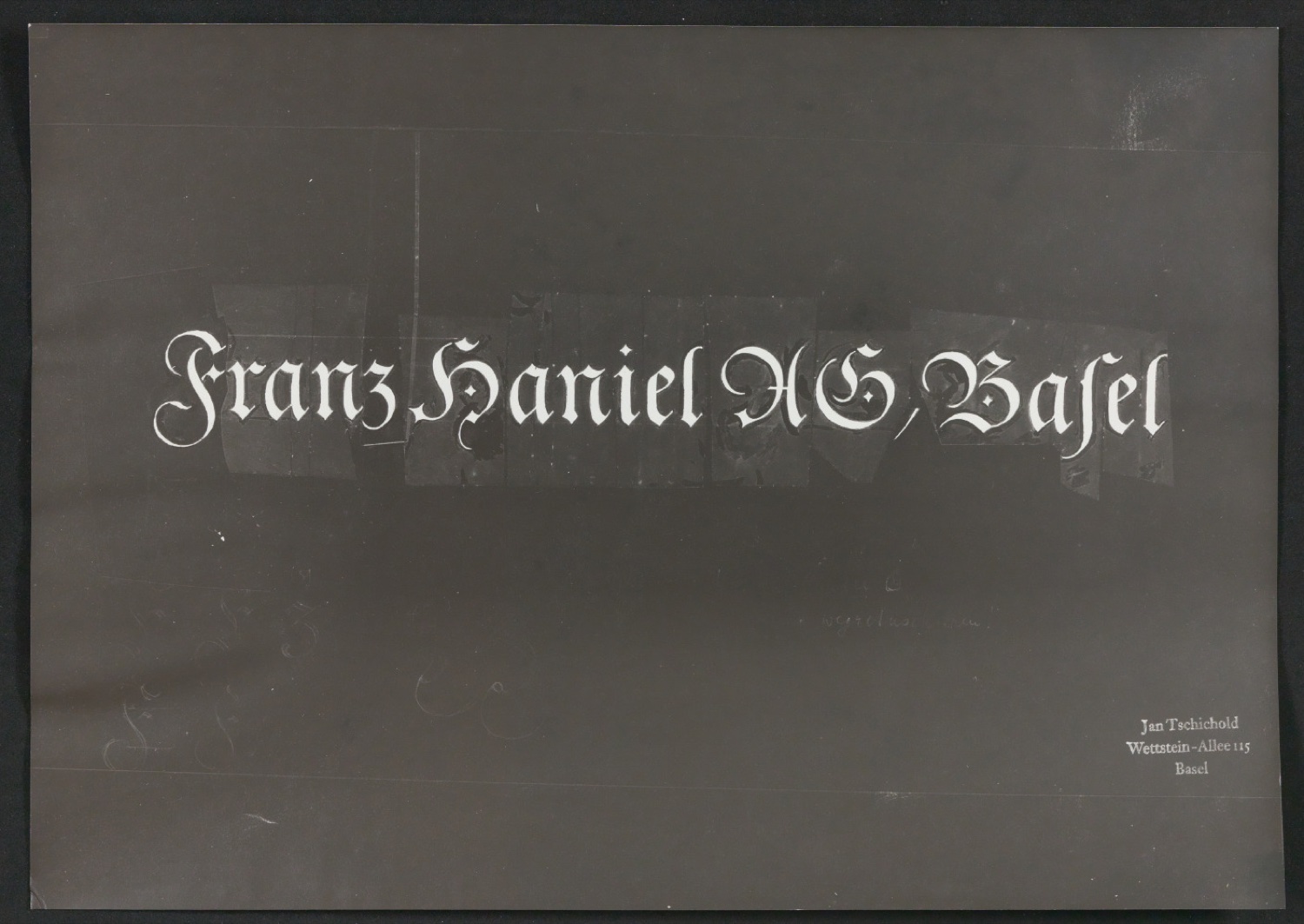 Fotokopien für einen Briefkopf für Franz Haniel AG — Blatt 5
