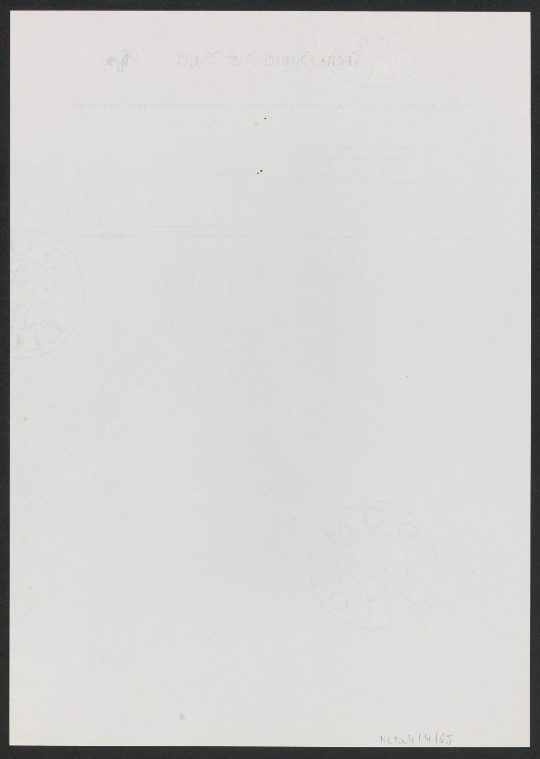 Briefbogen und Briefumschlag von Franz Haniel AG — Blatt 2