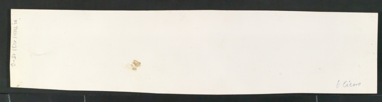 Montierte Klischeevorlage, Reproduktionsfotografien und Druckklischee zu Antiquaschriften — Blatt 14