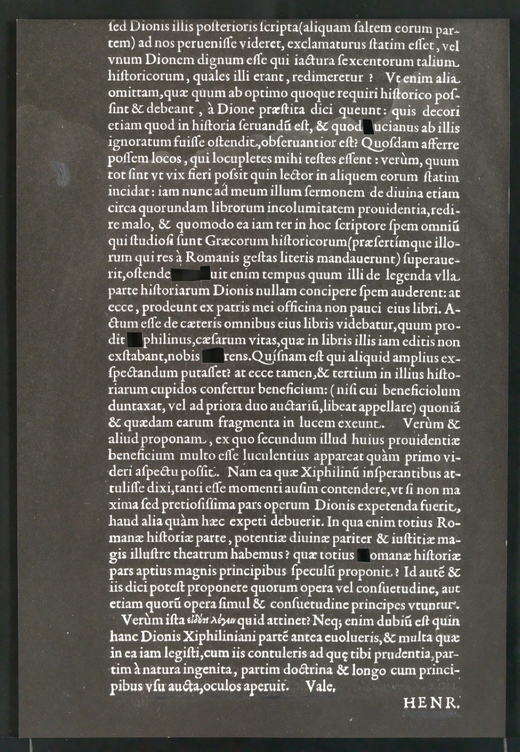 Montierte Klischeevorlage und Notizen für die Illustration einer Renaissance-Antiqua — Blatt 9