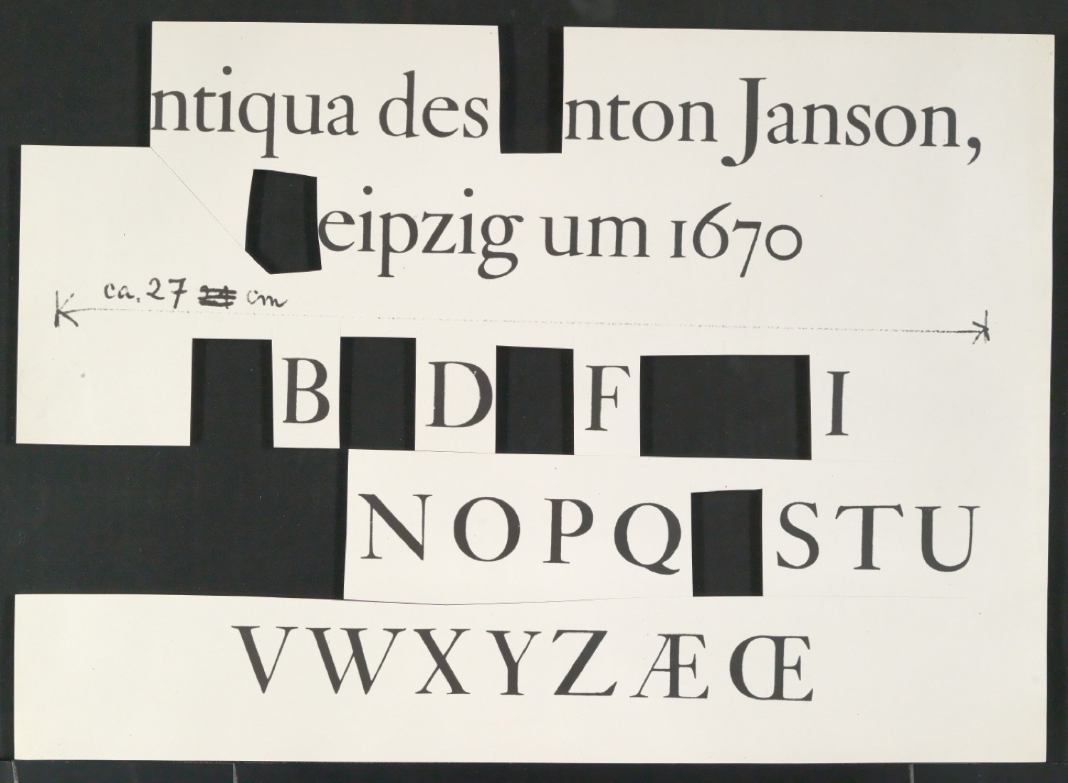 Mappe Zur Garamond — Blatt 97