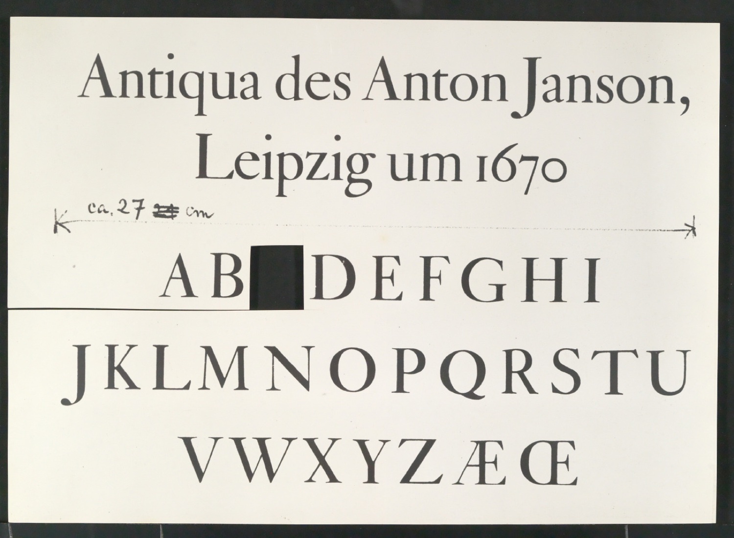 Mappe Zur Garamond — Blatt 99