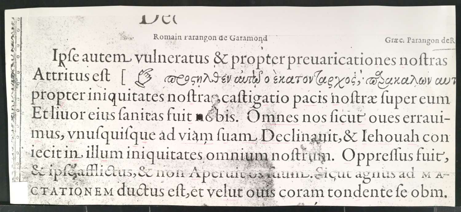 Mappe Zur Garamond — Blatt 103