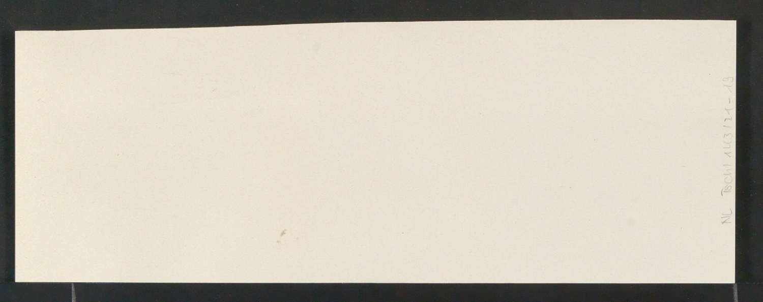 Mappe mit Transparentfolie, Probedrucken und Notizen zur Garamond — Blatt 32