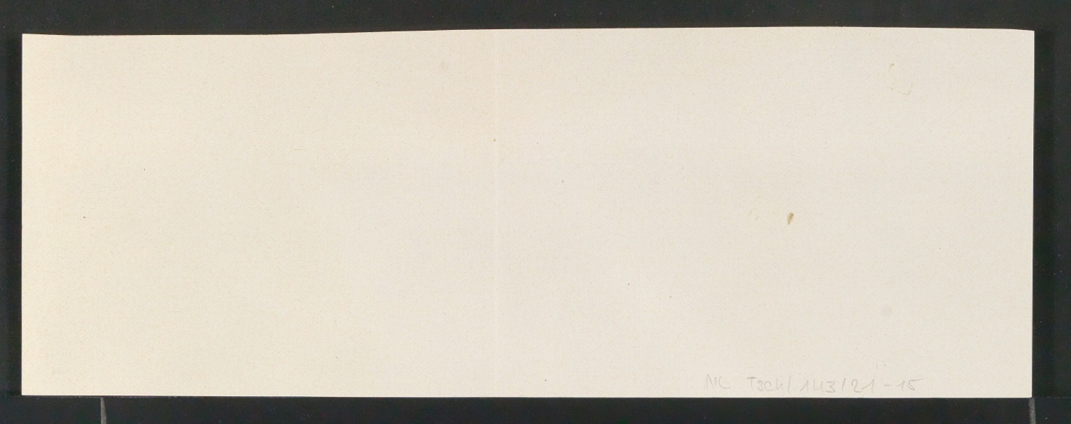 Mappe mit Transparentfolie, Probedrucken und Notizen zur Garamond — Blatt 34
