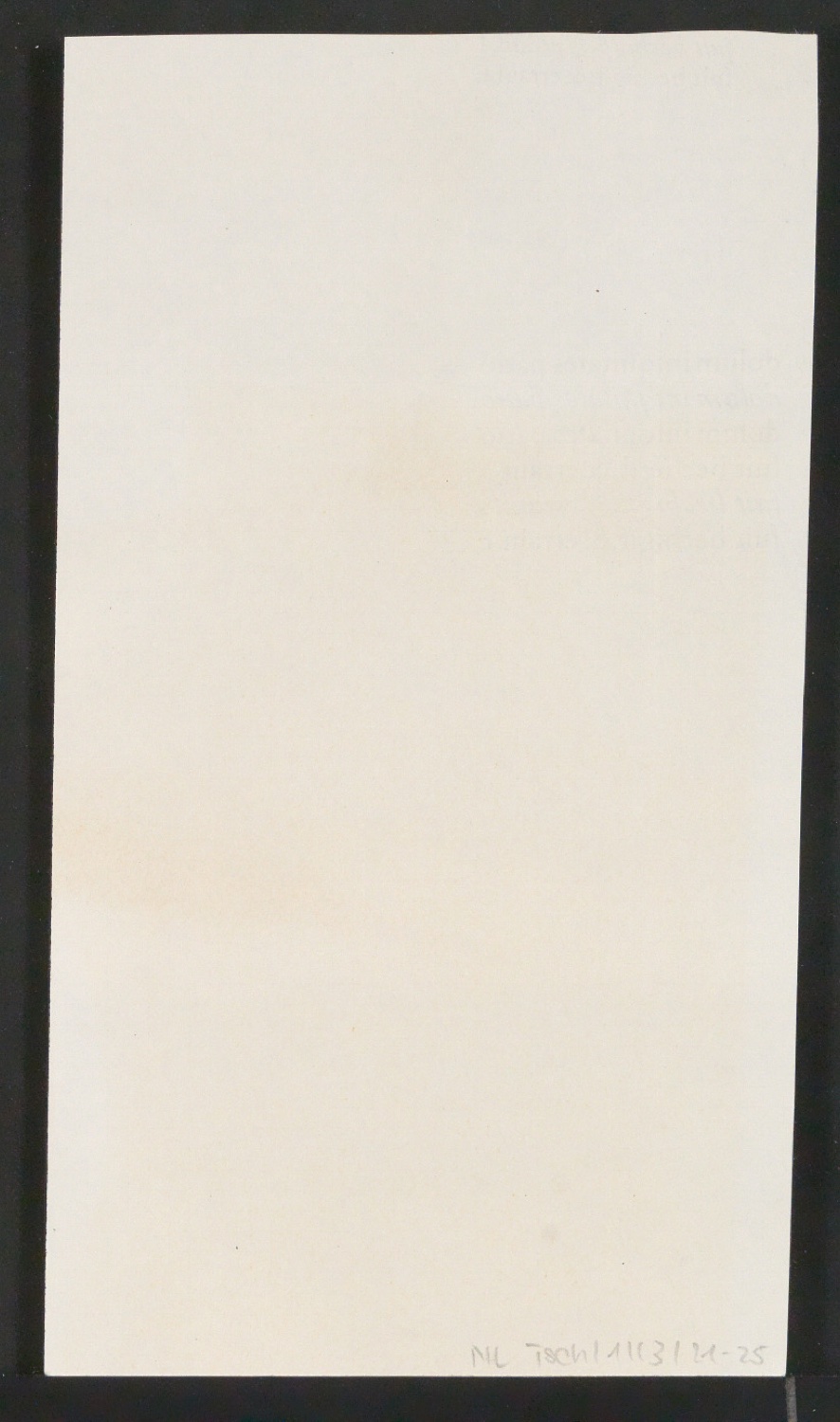 Mappe mit Transparentfolie, Probedrucken und Notizen zur Garamond — Blatt 46