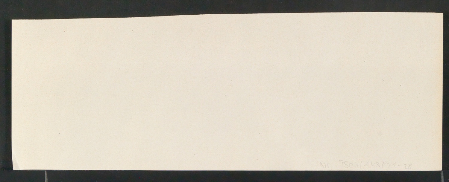 Mappe mit Transparentfolie, Probedrucken und Notizen zur Garamond — Blatt 52