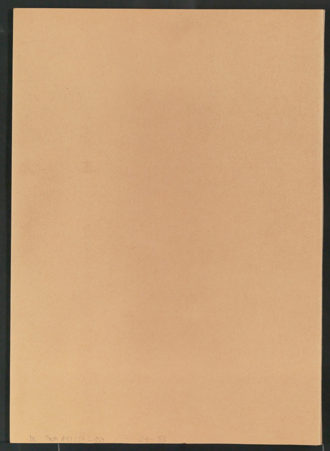 Mappe Neue Garamond 1. Versuch, 2.7.60 — Blatt 2