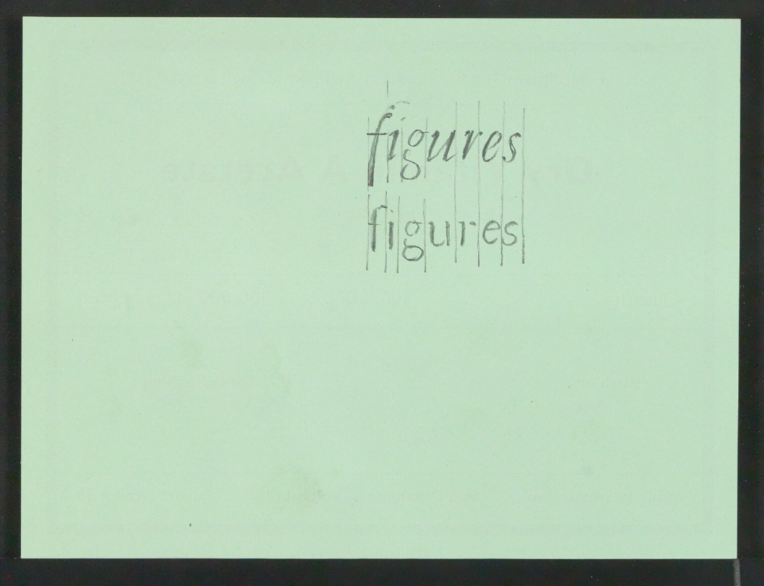 Mappe Neue Garamond 1. Versuch, 2.7.60 — Blatt 11