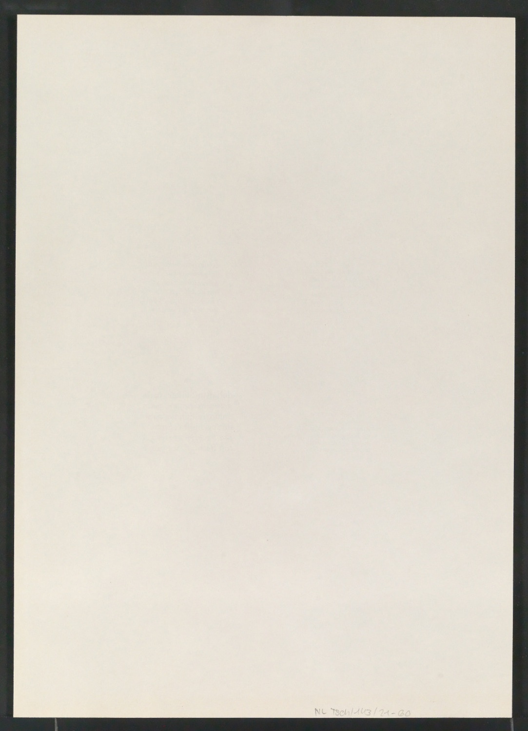 Mappe Neue Garamond 1. Versuch, 2.7.60 — Blatt 20