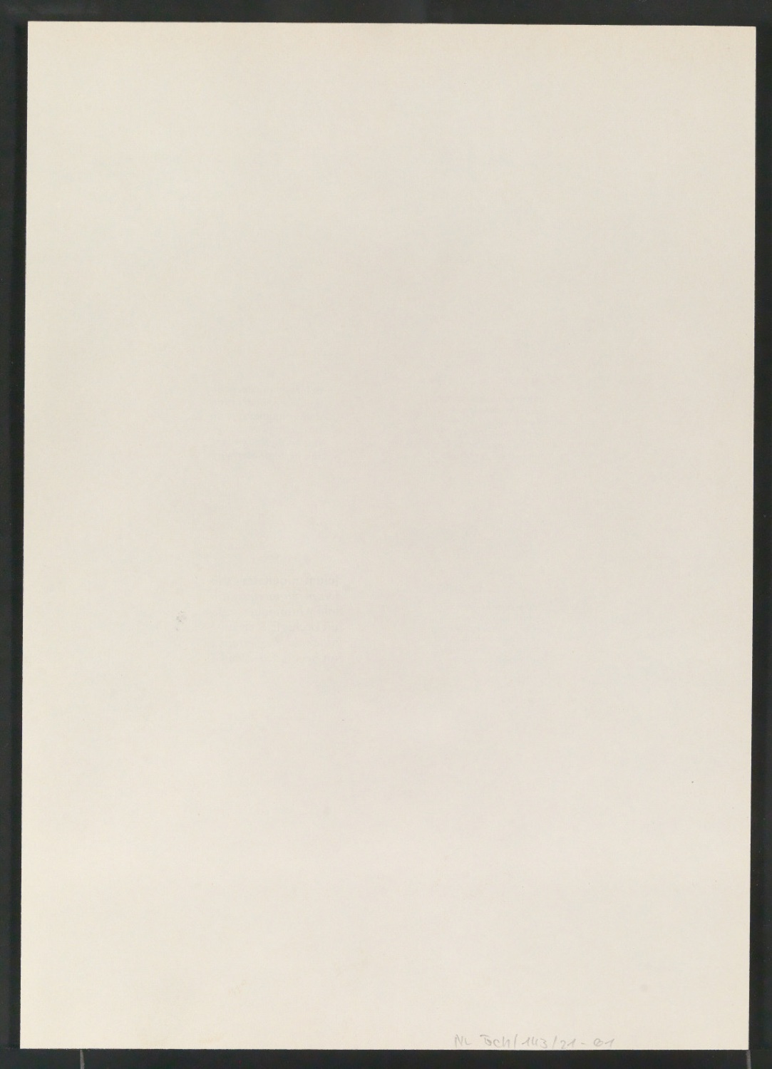 Mappe Neue Garamond 1. Versuch, 2.7.60 — Blatt 22