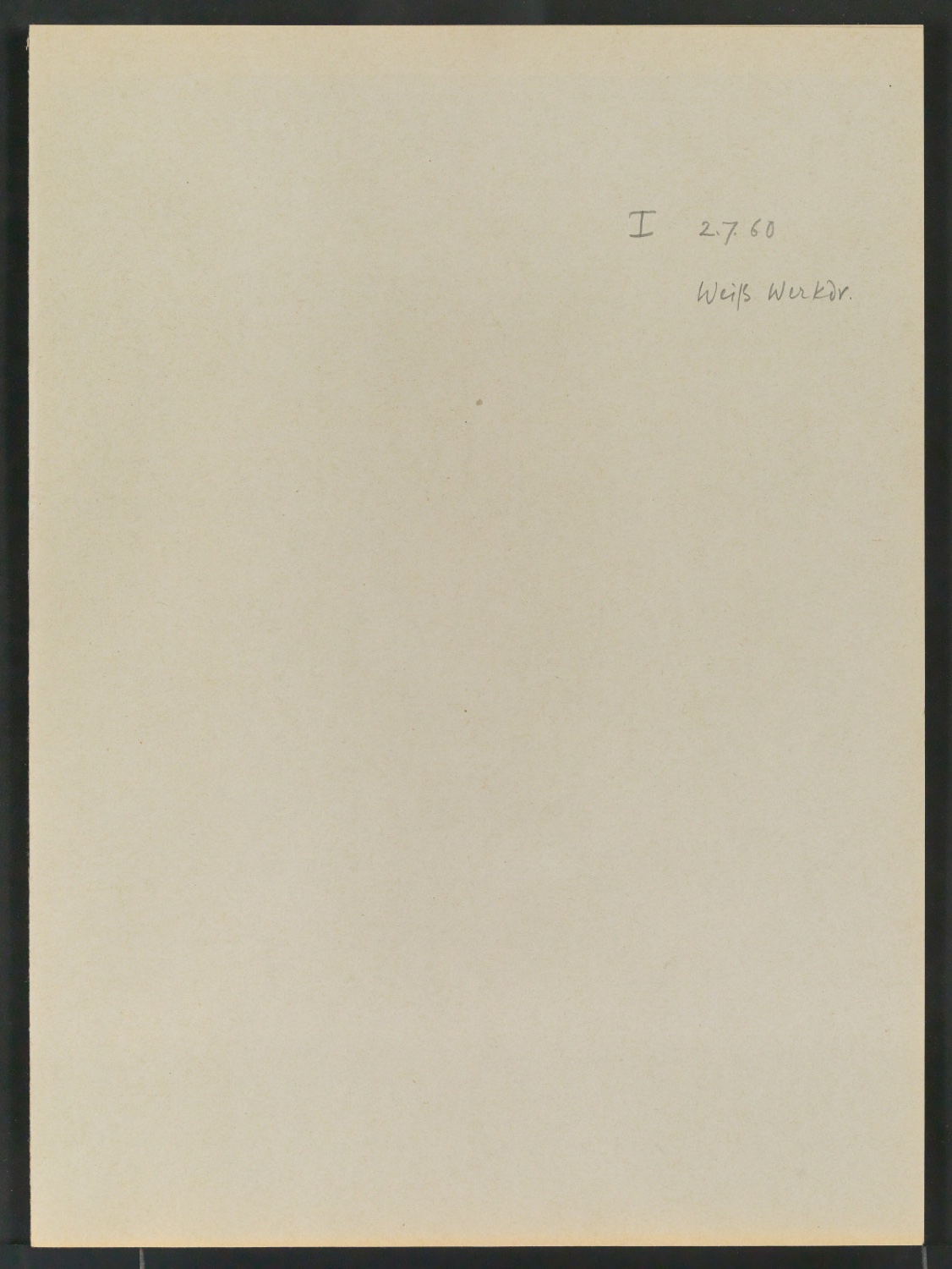 Mappe Neue Garamond 1. Versuch, 2.7.60 — Blatt 23