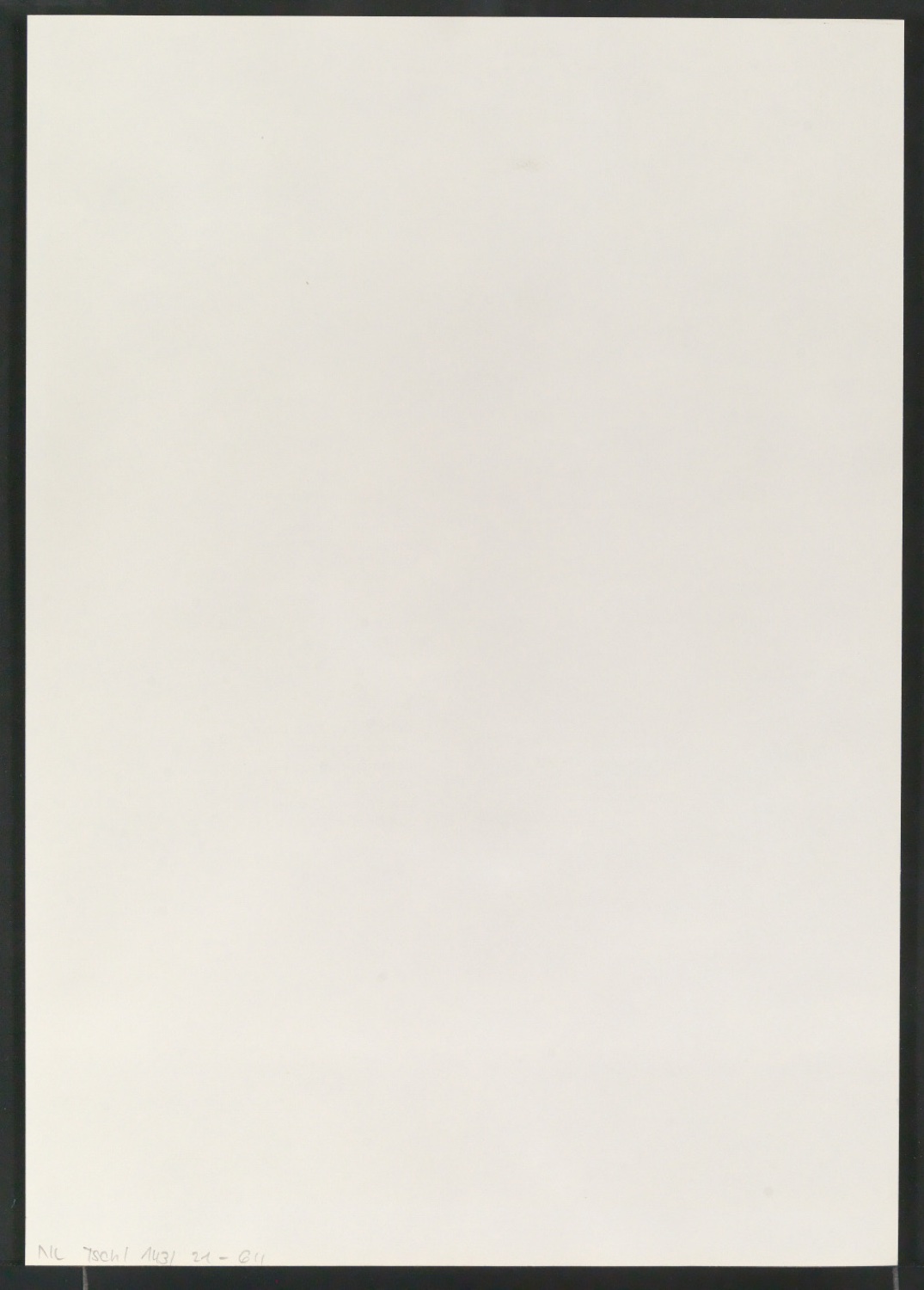 Mappe Neue Garamond 1. Versuch, 2.7.60 — Blatt 28