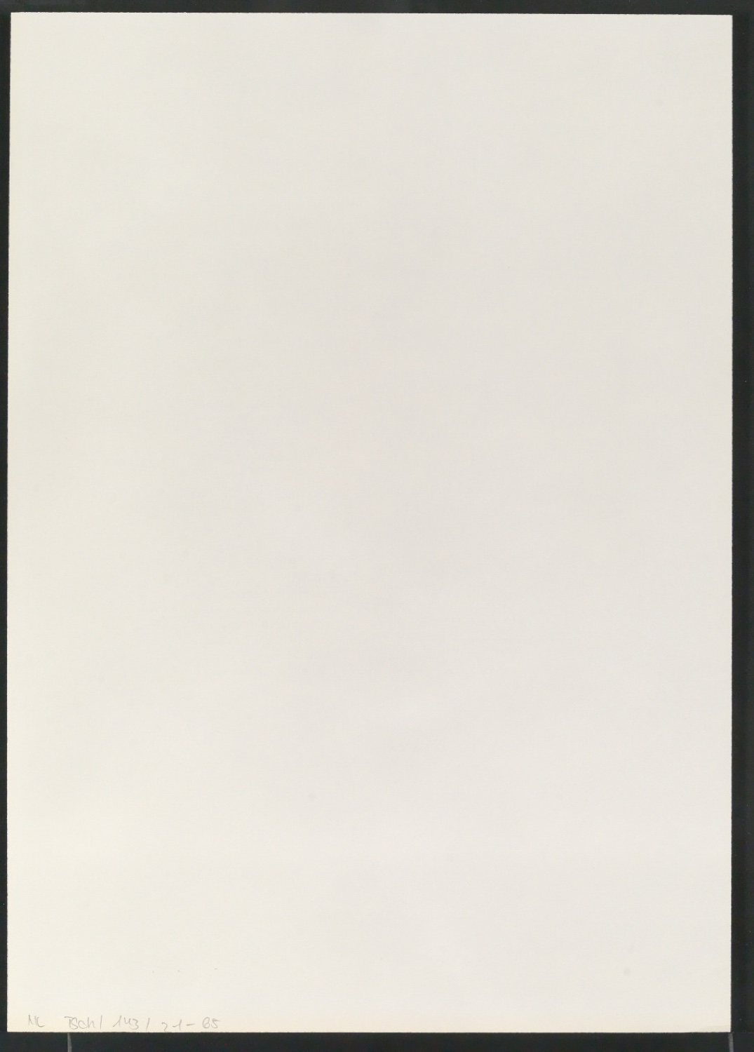 Mappe Neue Garamond 1. Versuch, 2.7.60 — Blatt 30