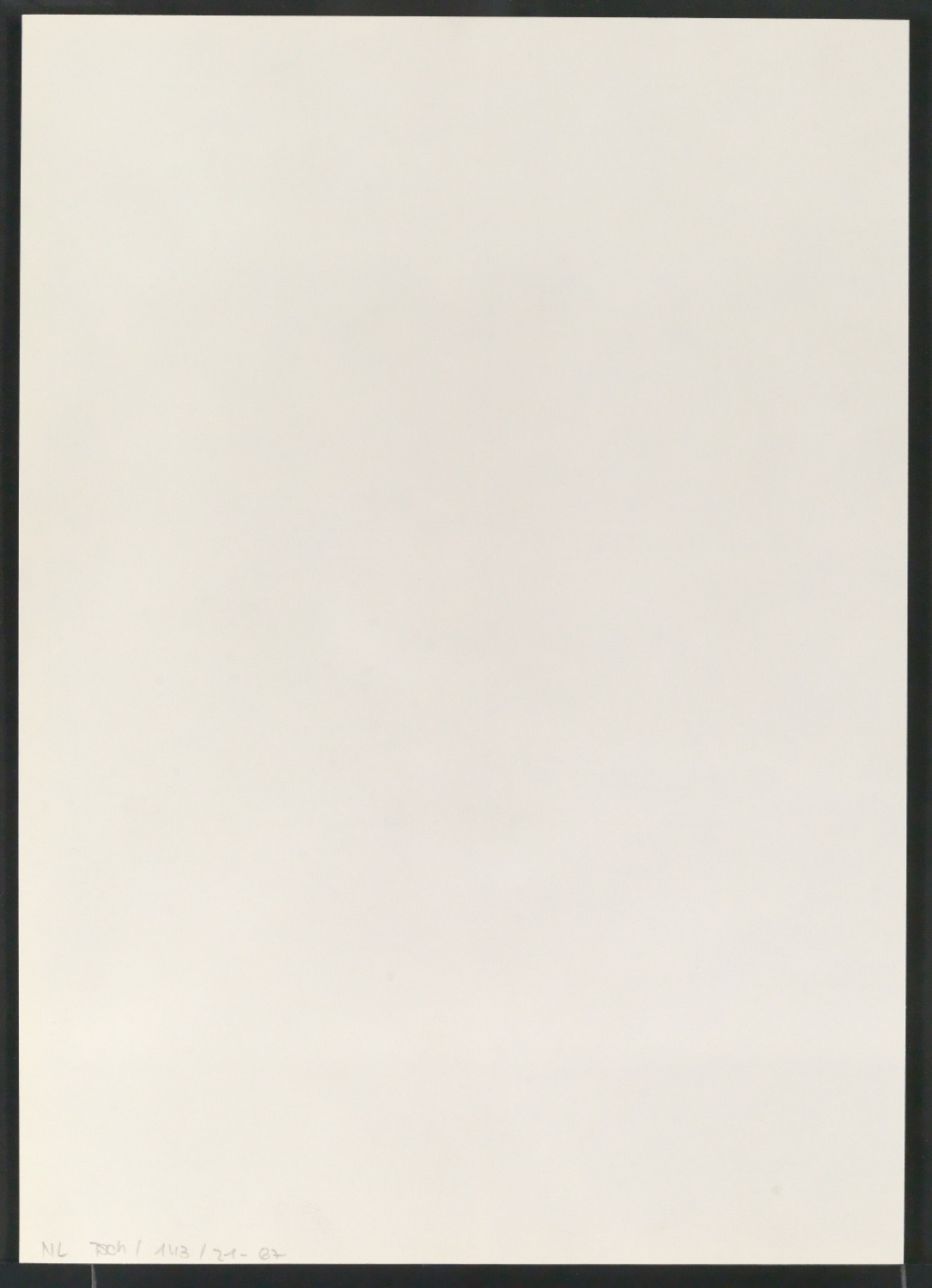 Mappe Neue Garamond 1. Versuch, 2.7.60 — Blatt 34