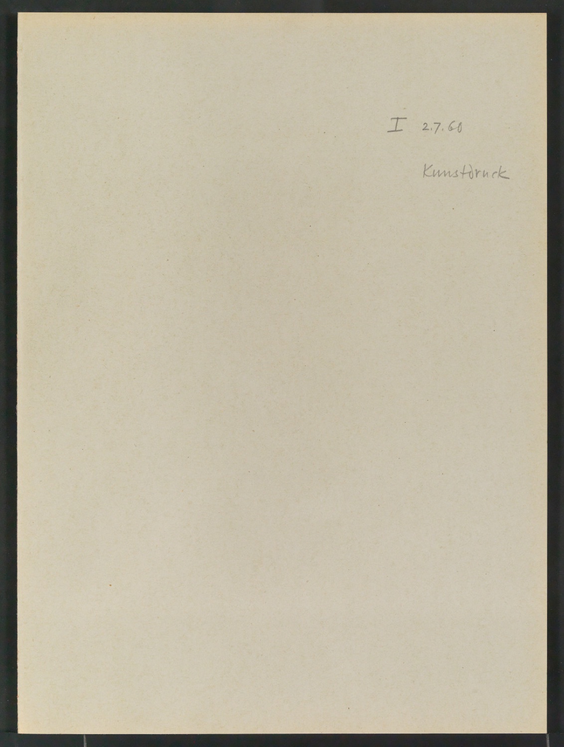 Mappe Neue Garamond 1. Versuch, 2.7.60 — Blatt 35