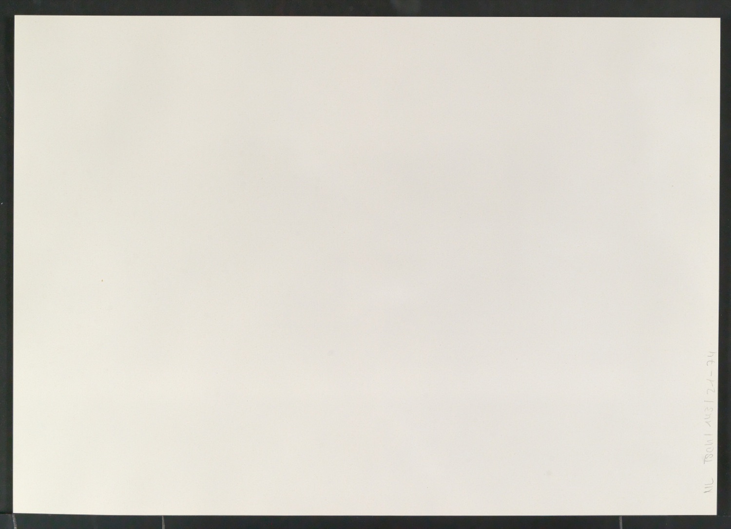 Mappe Neue Garamond 1. Versuch, 2.7.60 — Blatt 48
