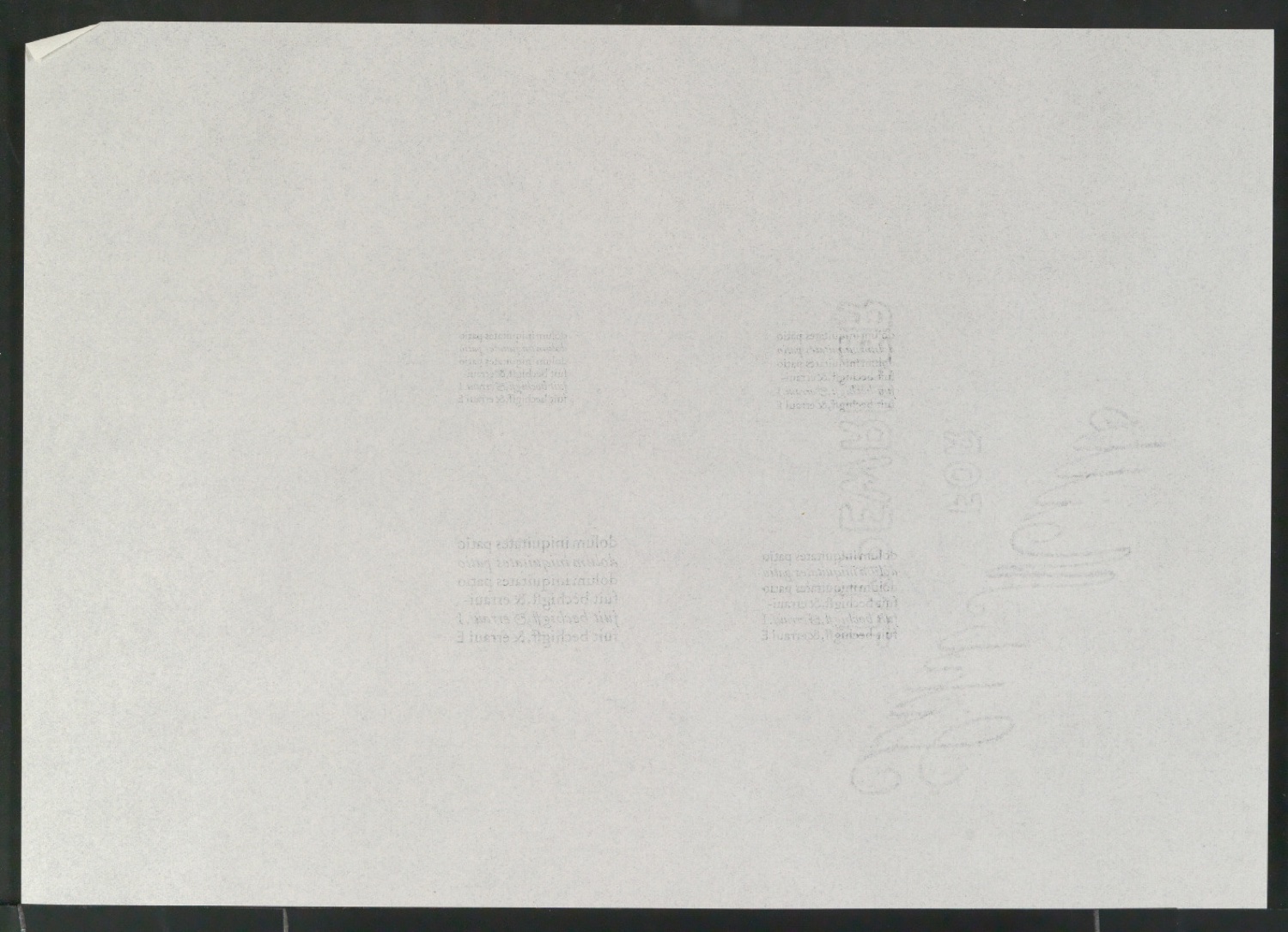 Mappe Neue Garamond 1. Versuch, 2.7.60 — Blatt 66