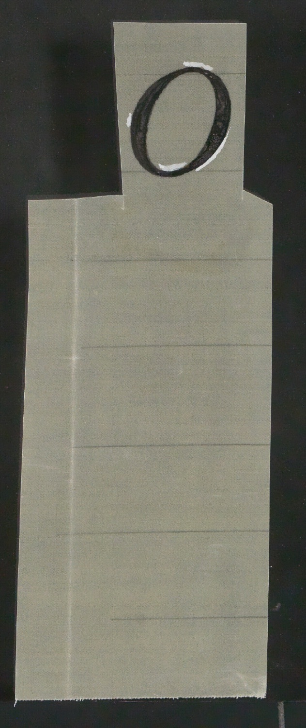 Mappe mit Notizen, Probedrucken, Klischeeabzügen zur Garamond — Blatt 3