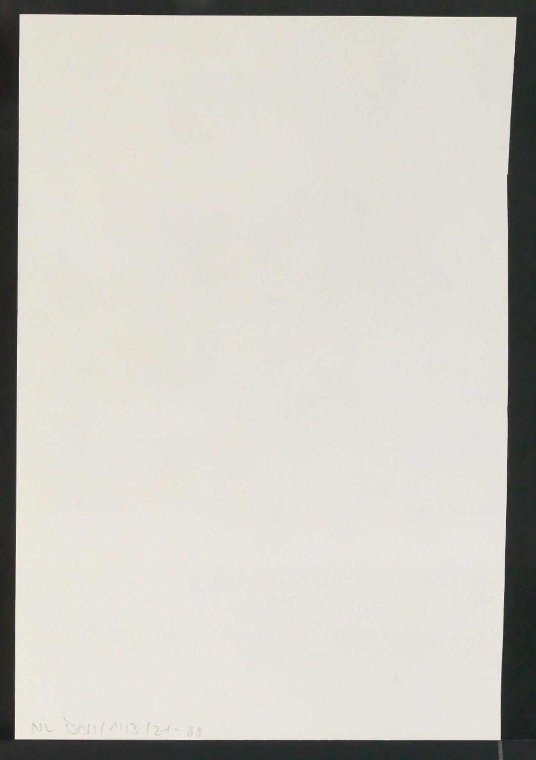 Mappe mit Notizen, Probedrucken, Klischeeabzügen zur Garamond — Blatt 16